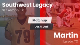 Matchup: Southwest Legacy Hig vs. Martin  2018