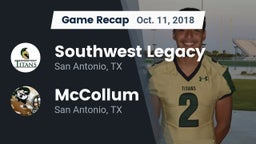 Recap: Southwest Legacy  vs. McCollum  2018