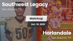 Matchup: Southwest Legacy Hig vs. Harlandale  2018