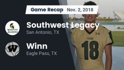 Recap: Southwest Legacy  vs. Winn  2018