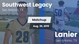 Matchup: Southwest Legacy Hig vs. Lanier  2019