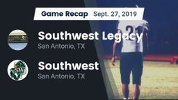 Recap: Southwest Legacy  vs. Southwest  2019