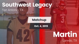 Matchup: Southwest Legacy Hig vs. Martin  2019