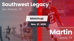 Matchup: Southwest Legacy Hig vs. Martin  2020