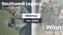 Matchup: Southwest Legacy Hig vs. Winn  2020