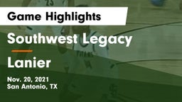 Southwest Legacy  vs Lanier  Game Highlights - Nov. 20, 2021