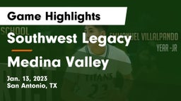Southwest Legacy  vs Medina Valley  Game Highlights - Jan. 13, 2023