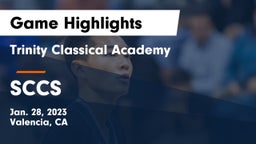 Trinity Classical Academy  vs SCCS Game Highlights - Jan. 28, 2023