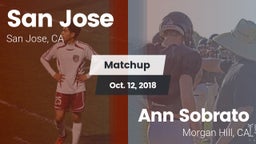 Matchup: San Jose  vs. Ann Sobrato  2018