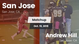 Matchup: San Jose  vs. Andrew Hill  2018