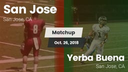 Matchup: San Jose  vs. Yerba Buena  2018