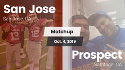 Matchup: San Jose  vs. Prospect  2019