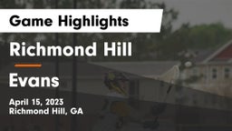 Richmond Hill  vs Evans  Game Highlights - April 15, 2023