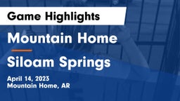 Mountain Home  vs Siloam Springs  Game Highlights - April 14, 2023