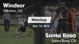 Matchup: Windsor  vs. Santa Rosa  2016