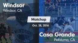 Matchup: Windsor  vs. Casa Grande  2016