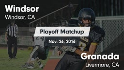 Matchup: Windsor  vs. Granada  2016