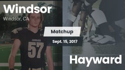 Matchup: Windsor  vs. Hayward 2017