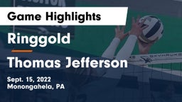 Ringgold  vs Thomas Jefferson  Game Highlights - Sept. 15, 2022
