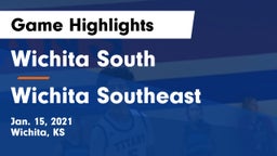 Wichita South  vs Wichita Southeast  Game Highlights - Jan. 15, 2021