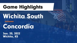 Wichita South  vs Concordia  Game Highlights - Jan. 20, 2022