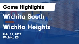 Wichita South  vs Wichita Heights  Game Highlights - Feb. 11, 2022