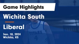 Wichita South  vs Liberal  Game Highlights - Jan. 18, 2024
