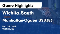 Wichita South  vs Manhattan-Ogden USD383 Game Highlights - Feb. 28, 2024