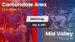 Matchup: Carbondale Area vs. Mid Valley  2017