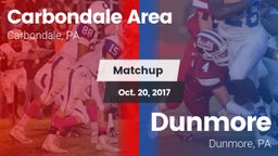 Matchup: Carbondale Area vs. Dunmore  2017