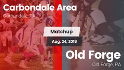 Matchup: Carbondale Area vs. Old Forge  2018