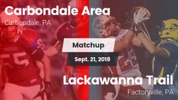 Matchup: Carbondale Area vs. Lackawanna Trail  2018