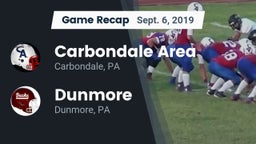 Recap: Carbondale Area  vs. Dunmore  2019