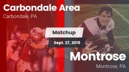 Matchup: Carbondale Area vs. Montrose  2019