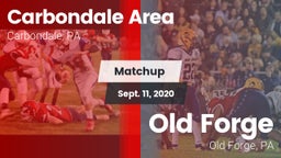 Matchup: Carbondale Area vs. Old Forge  2020