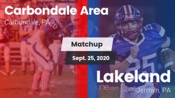 Matchup: Carbondale Area vs. Lakeland  2020