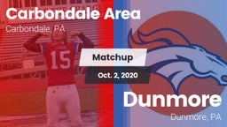 Matchup: Carbondale Area vs. Dunmore  2020