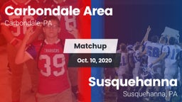 Matchup: Carbondale Area vs. Susquehanna  2020