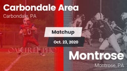 Matchup: Carbondale Area vs. Montrose  2020