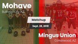 Matchup: Mohave  vs. Mingus Union  2018