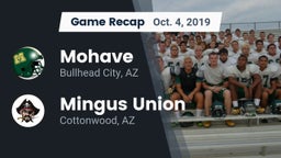 Recap: Mohave  vs. Mingus Union  2019