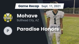 Recap: Mohave  vs. Paradise Honors 2021