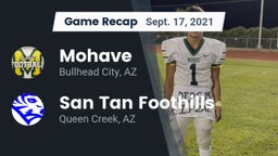 Recap: Mohave  vs. San Tan Foothills  2021
