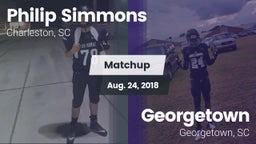 Matchup: Philip Simmons High  vs. Georgetown  2018