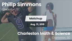 Matchup: Philip Simmons High  vs. Charleston Math & Science  2018