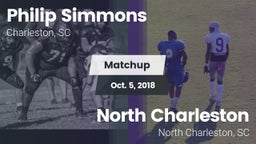 Matchup: Philip Simmons High  vs. North Charleston  2018