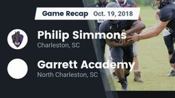 Recap: Philip Simmons  vs. Garrett Academy  2018