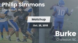 Matchup: Philip Simmons High  vs. Burke  2018