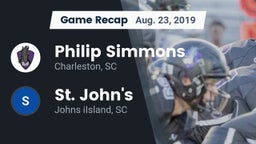 Recap: Philip Simmons  vs. St. John's  2019