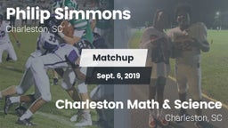 Matchup: Philip Simmons High  vs. Charleston Math & Science  2019